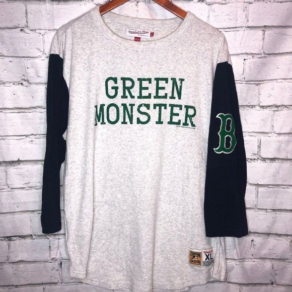Mitchell & Ness Other - Mitchell & Ness | Red Sox Green Monster Tee | Gray/Blue | Unisex XL